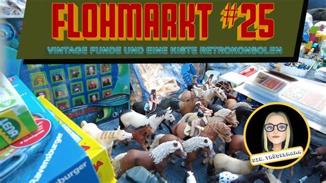 Flohmarkt 25 Vintage Funde Und Eine Kiste Retrokonsolen YouTube