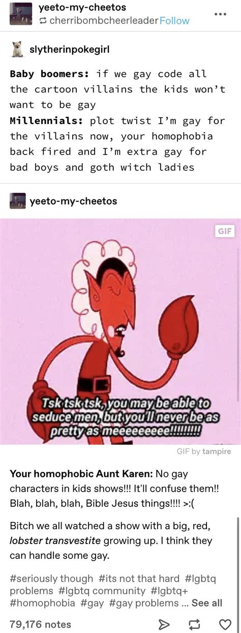 Further Plot Twist I Grew Up To Be A Gay Villain R Tumblr