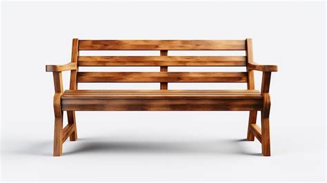 Premium Ai Image Creative Wooden Bench Isolated On Transparent Background