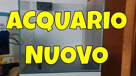 Allestimento Acquario Marino ACQUARIO NANO REEF USATO YouTube