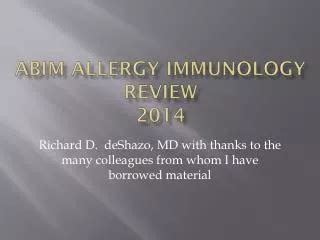 Ppt Pediatric Board Review Allergy Immunology Powerpoint Presentation