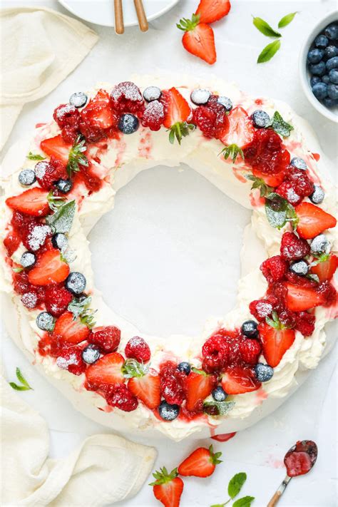 Mary Berry Pavlova Christmas Wreath My Morning Mocha