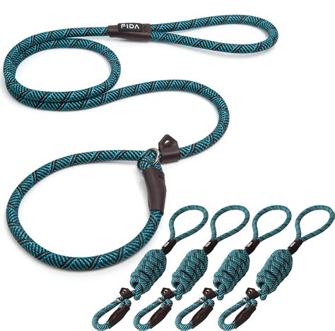 Fida Durable Slip Lead Dog Leash Bulk Pack Of 5 Heavy