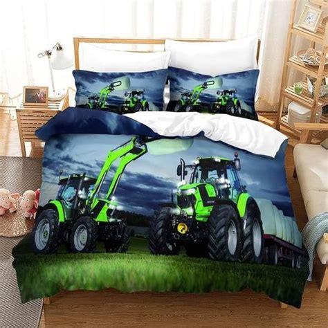 Tracteur Parure De Lit Pour Enfants Tracteur Housse De Couette