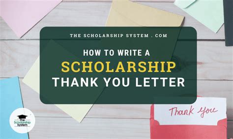 How To Write Thank You Letter For Scholarship And 7 Samples