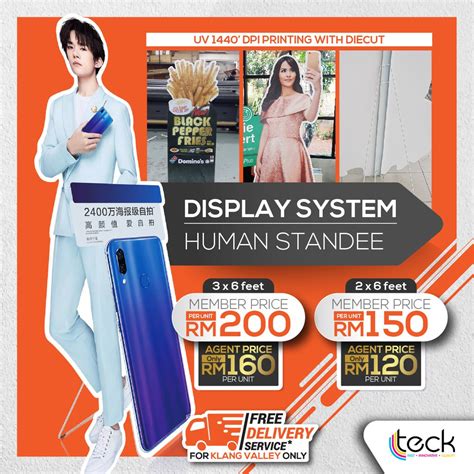 Human Standee Model Stand Bts Board Board With Printing Iron Stand