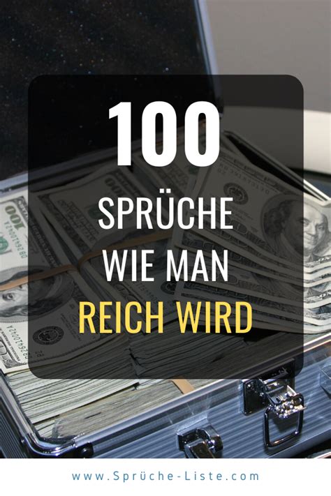 100 Sprüche wie man reich wird Einstein Design Money Sayings Become