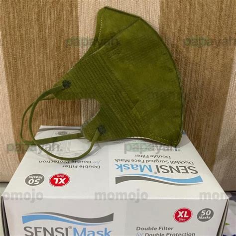 Jual Masker Sensi Duckbill Xl Surgical Facemask Double Filter Ply