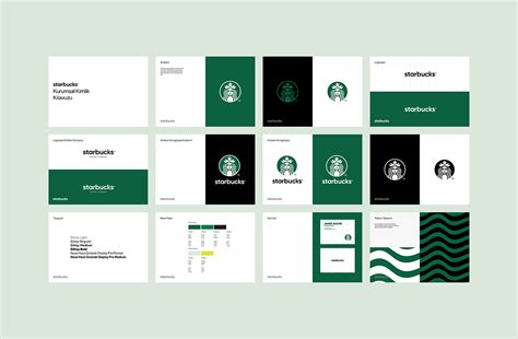 Starbucks Minimal Corporate Identity On Behance