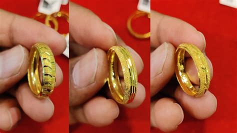 Letest Gold Ring For Men And Women Gold Challa Designs With Weight