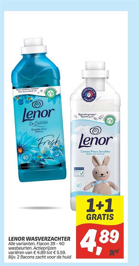 Lenor Wasverzachter Gratis Aanbieding Bij Dekamarkt Folders Nl