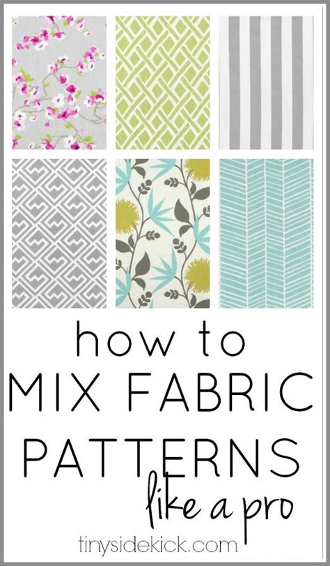 How To Mix Fabric Patterns Like A Pro In 4 Easy Steps Mixing Fabrics