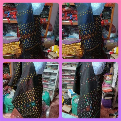 Jual Songket Pucca Bintik Kepala Sadum Tenun Tangan Tarutung Hijau