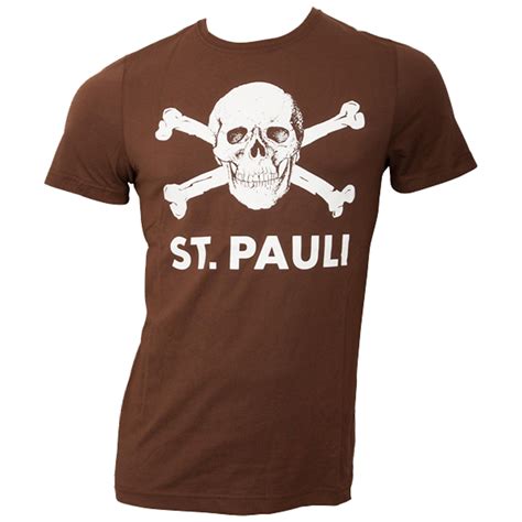 Fc St Pauli T Shirt Set Skull Black And Brown Rocknshop