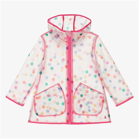 Joules Pink Mouse Raincoat Childrensalon
