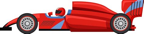 Red Racing Car On White Background 6771093 Vector Art At Vecteezy