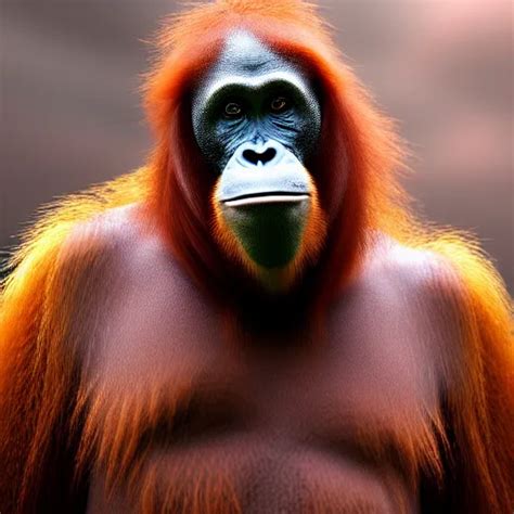 Orangutan As Giga Chad K High Resolution Stable Diffusion Openart