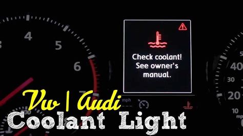 Vw Polo Coolant Warning Light Flashing Shelly Lighting