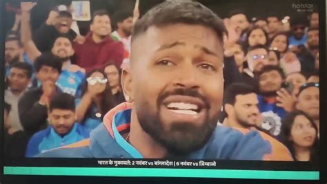 Hardik Pandya Emotional Speech ️ Youtube