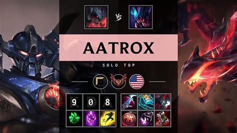 Aatrox Top Vs Rek Sai Perfect Kda Legendary Na Grandmaster Patch