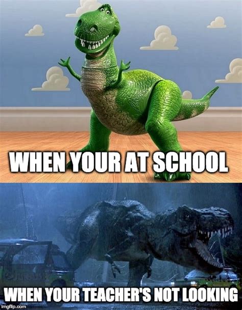 Jurassic Park Toy Story T-Rex Memes - Imgflip