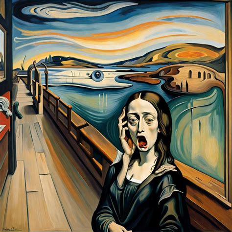 The Persistence Of Broken Memories The Scream Of Depression The Mona