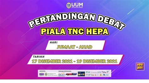 PUSINGAN KEDUA SIDANG 03 PERTANDINGAN DEBAT PIALA TNC HEPA YouTube