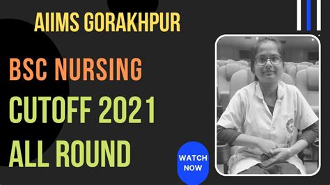 Aiims Gorakhpur Nursing Cutoff First Roundsecond Roundopen Round