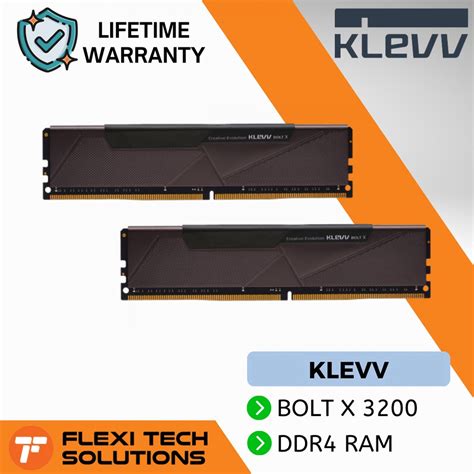 KLEVV BOLT X 8GB X 2 8GB X 1 DDR4 3200 Gaming Memory RAM Flexi Tech