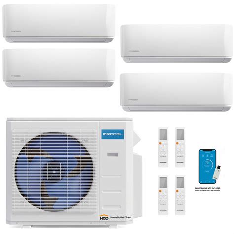 Bosch Pro Pack 2 Zone 18 000 Btu 1 5 Ton Ductless Mini Split Air