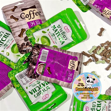 Matcha Dog Bone Candy Coffee Dog Bone Candy Pack Of 15g Shopee