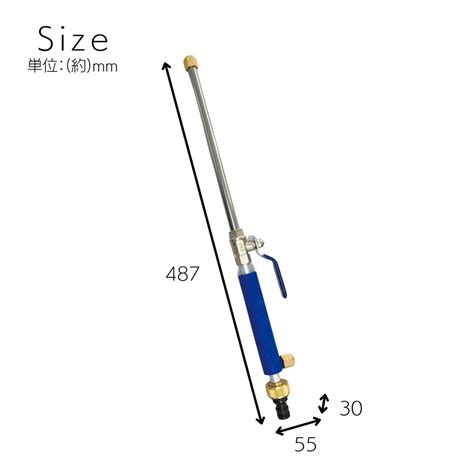 【楽天市場】高水圧パワフルノズル ハイパー 高圧洗浄機 強力洗浄 高水圧ノズル 高圧ノズル スリム 電源不要 散水 掃除 洗浄 洗車 大