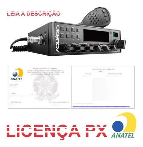 Licen A Px R Dio Indicativo Anatel Faixa Do Cidad O P Falar