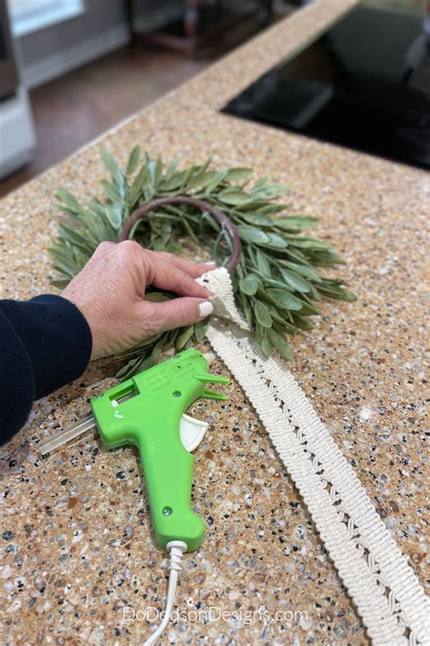 The Best Way To Hang Mini Wreaths On Kitchen Cabinets Do Dodson Designs