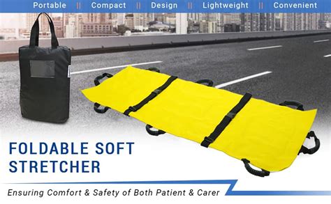 Kosmocare Double Layered Heavy Duty Foldable Soft Stretcher With