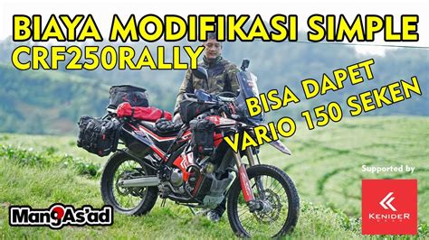 Review Lengkap Harga Modifikasi Crf Rally Jadi Lebih Adventure