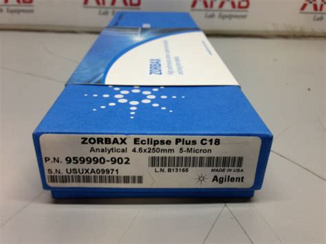 Agilent Zorbax Hplc Column Eclipse Plus C Analytical X Mm