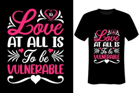 Dise O De Camiseta De San Valentin Vector Premium