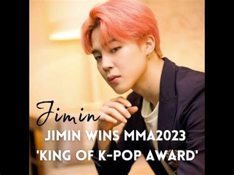 181223 Jimin Dose Jimin Wins Melon Music Awards 2023 MMA2023 King