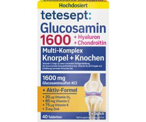 Tetesept Glucosamin Tabletten Stk Ab Preisvergleich