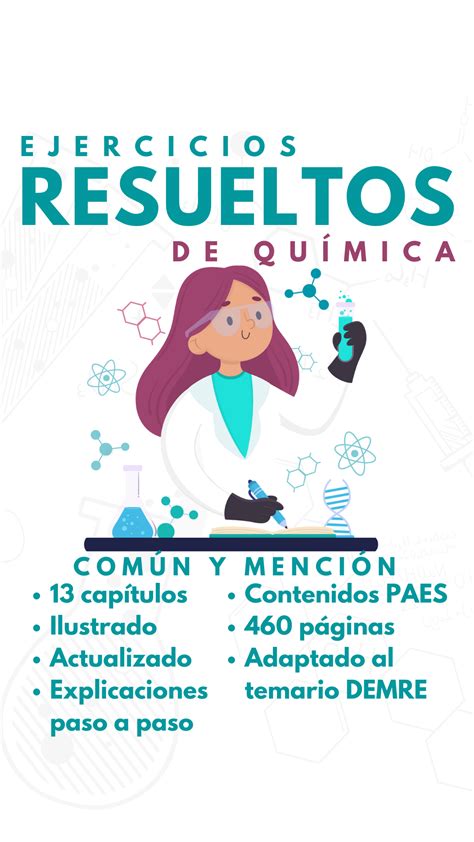 Ejercicios resueltos de química PAES Libro de ejercitación PSU LIBROS