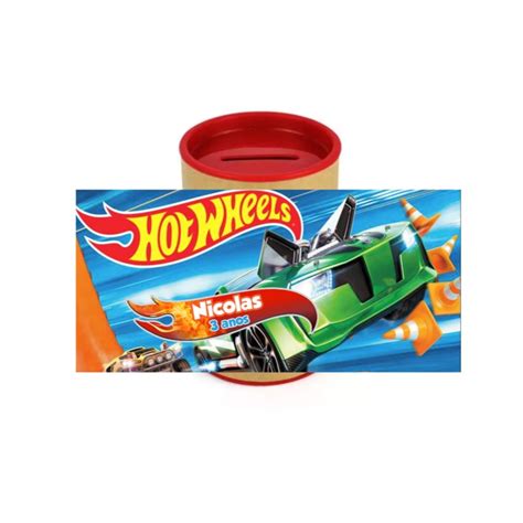 10 Cofrinhos Personalizados Hot Wheels Shopee Brasil