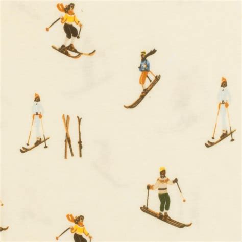 Vintage Natural Ski Print | MILKBARN® Kids | Original Baby Apparel Prints