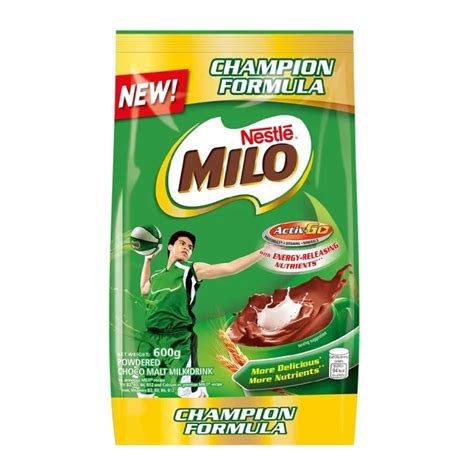 Milo Activ Go Choco Malt Powdered Milk Drink 600g Lazada PH