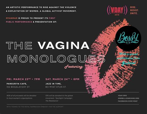 Vagina Monologues Greenshoots Foundation