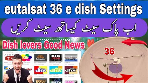 Is The Best Pak Sat With Eutalsat 36 Eutalsat 36 E Dish Settings