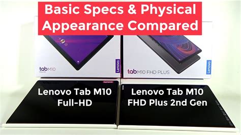 Lenovo Tab M10 Plus 2nd Gen Vs Lenovo Tab M10 1st Gen Full HD YouTube