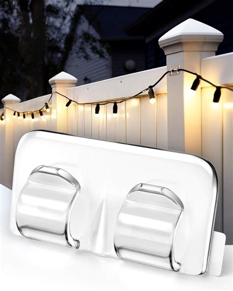 Amazon NESLIN Hooks For Outdoor String Lights Clips 26Pcs Heavy