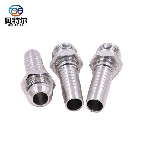 Jic Male Deg Cone Carbon Steel Galvanized Hydraulic Hose Fittings