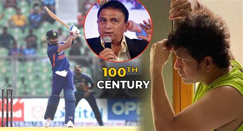 Sunil Gavaskar Makes Big Statement On Kohli Matching Sachin Tendulkar